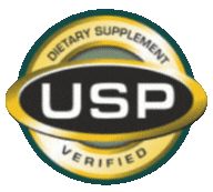 USP Verified (United States Pharmacopeia): This verification means the product contains the ingredients listed on the label in the declared potency and amounts, does not contain harmful levels of specified contaminants, will break down and be absorbed in the body, and has been made using safe, sanitary, and well-controlled manufacturing practices.